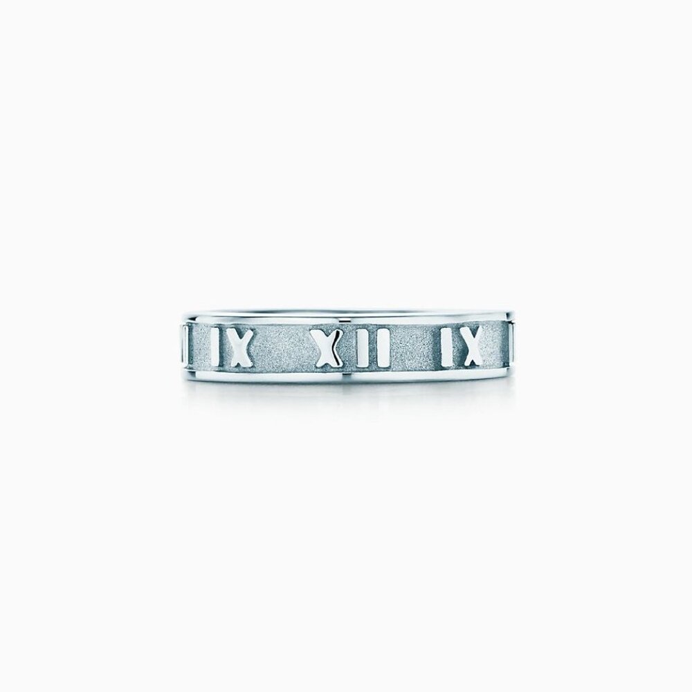 Tiffany & Co. Atlas Narrow Band Ring Sz 7.5 NWOT SOLD